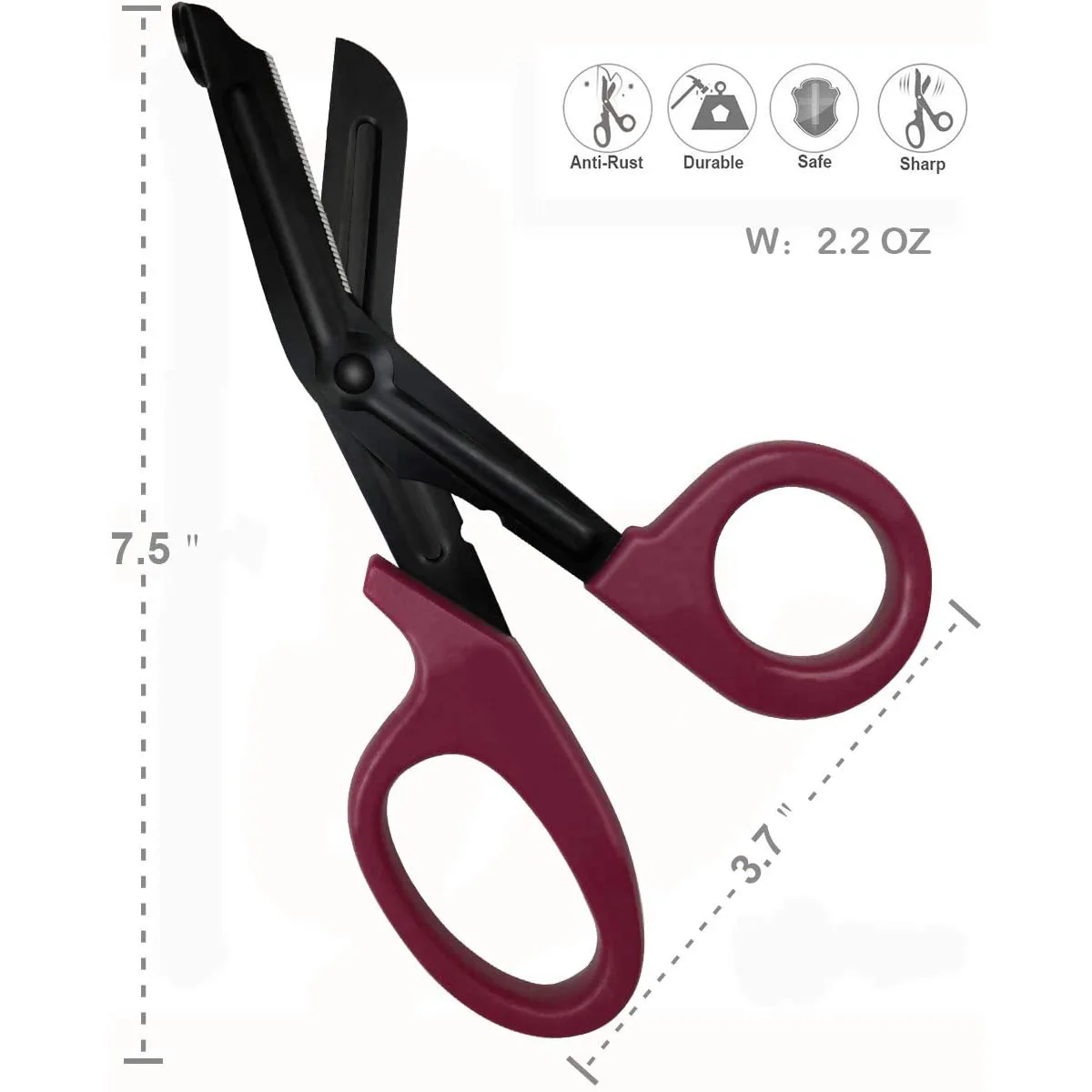 Высококачественные медицинские бандажные ножницы из нержавеющей стали trama 14 5 см