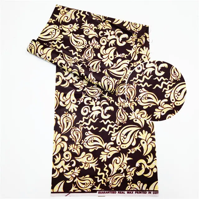 High Quality Customized African Ankara Tanzania Benin Star and Ronvital Designs Cotton Print Fabric Real Wax