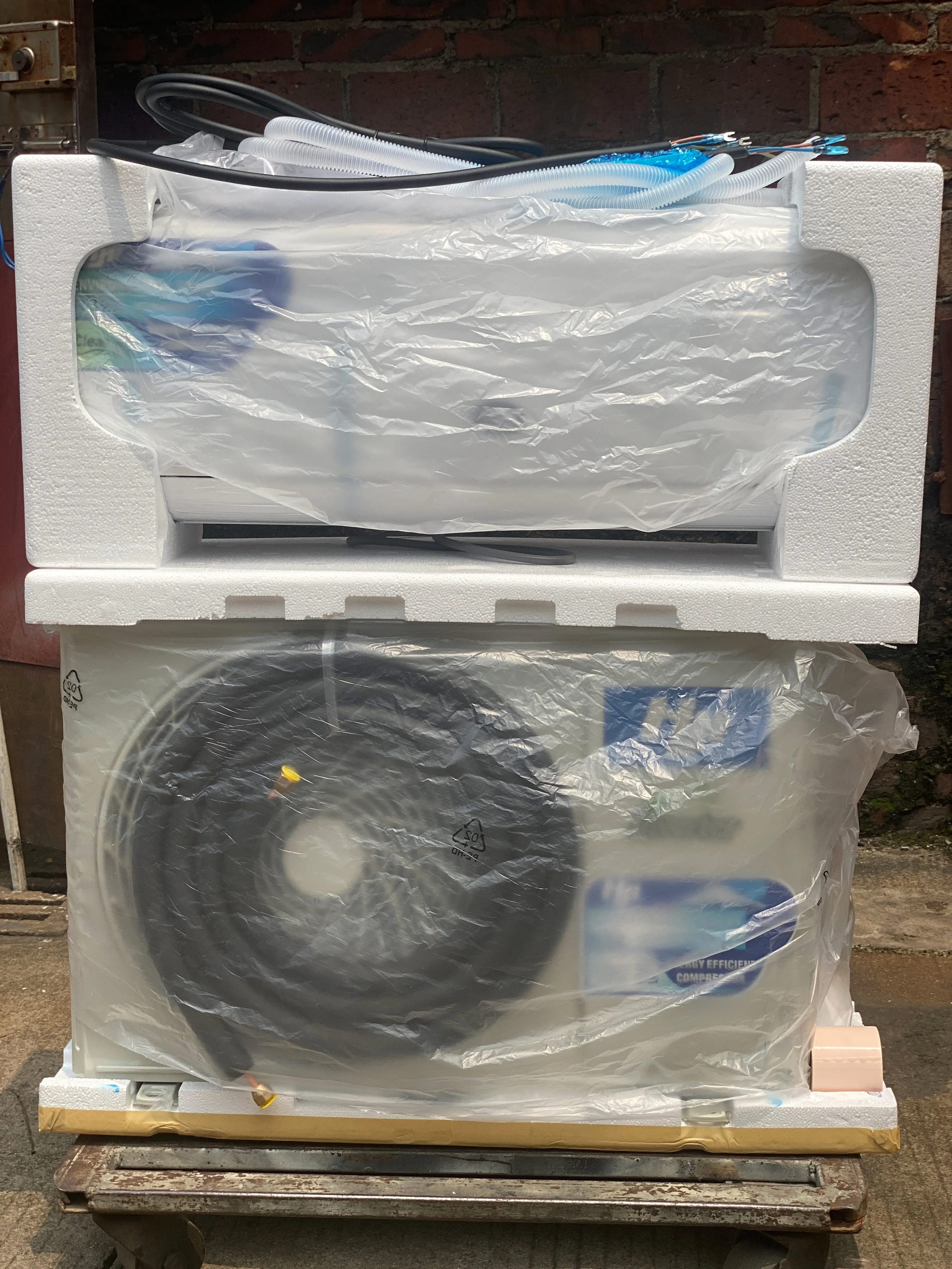 Инвертор HJI 1hp 1.5hp распродажа мощный крутой R32 R410a умный более низкий уровень энергии 7 дней доставки компрессор GMCC сплит-Aircon Mini Ac
