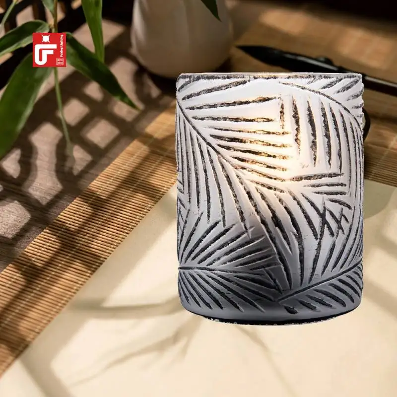 Chinese Retro Led Table Lamps Glass Battery Night Light Vintage Desk Lamps Design Lamp For Bedroom