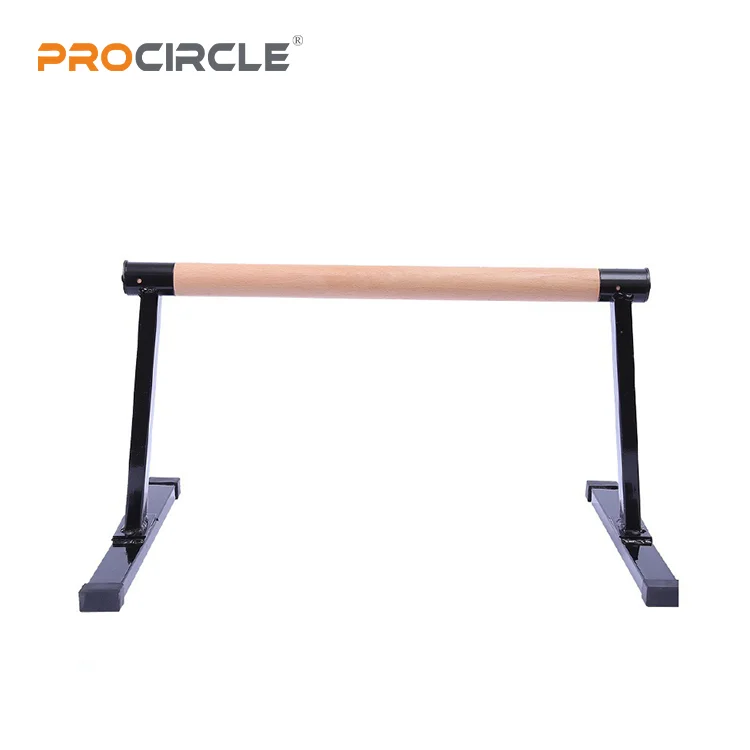 WP8003L Wooden Parallettes P bars for Calisthenics Street Workout for gym