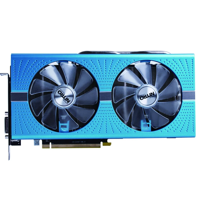 Refurbished Used Sapphire Radeon  RX 580 590 8GB nitro plus platinum 588 598 nitro+ blue version GPU Graphics card for gaming
