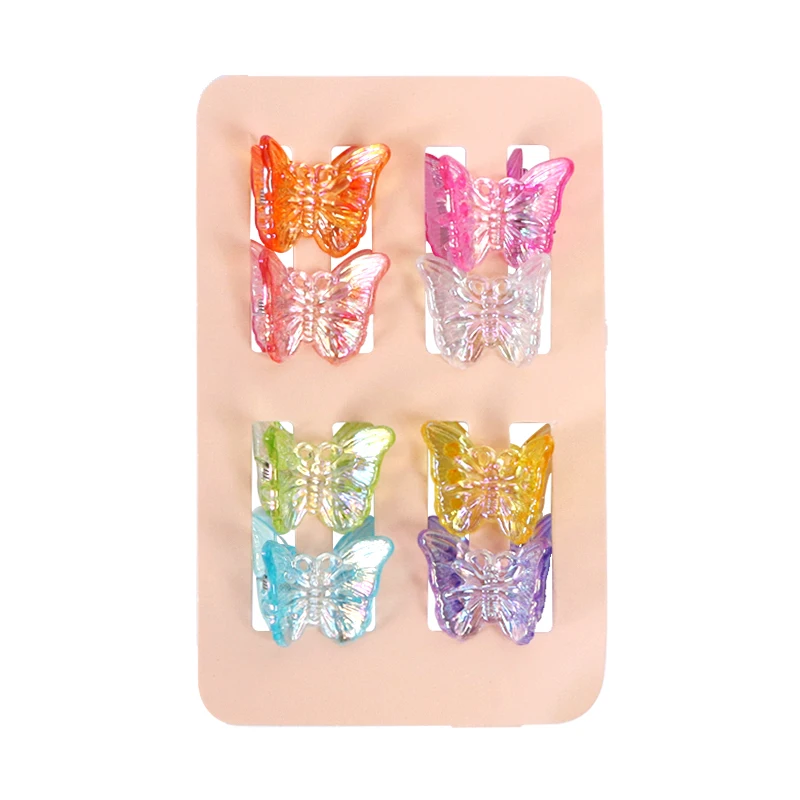 Classic Design Super Quality Butterfly Shaped Mini Multiple Colors Cute Hair Claws Clips