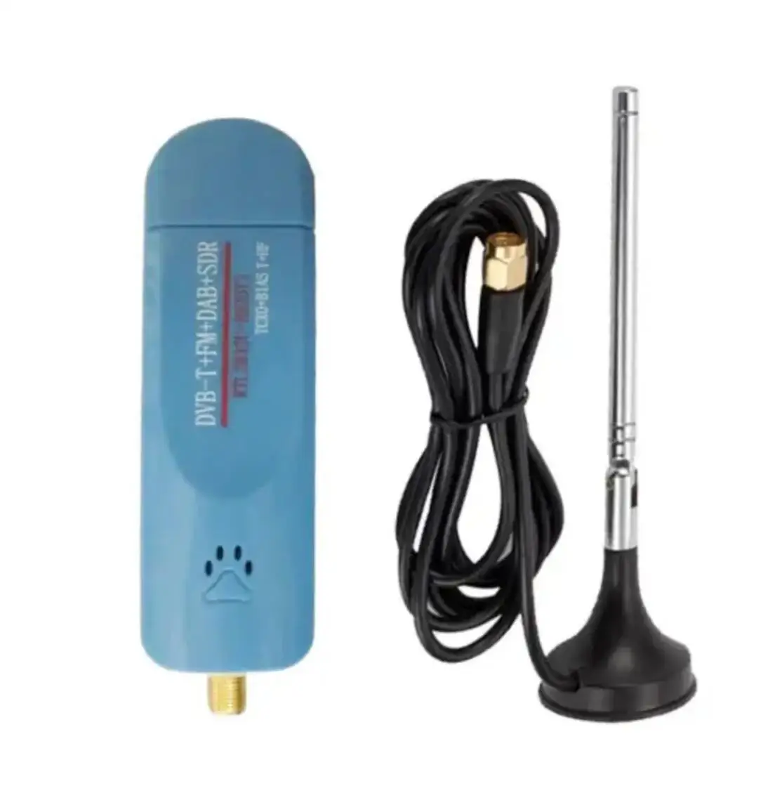 1PPM temperature compensated oscillator TCXO BIAS HF Blue TV Stick USB Dongle RTL SDR HF Radio Receiver