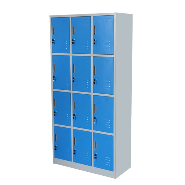 12 Door Iron Staff Locker Steel Gym Storage 12 People Lockers Metal Clothes Locker Cabinet