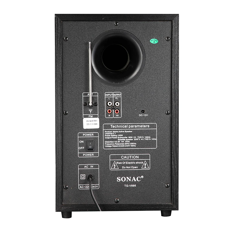 Sonac TG V666 speakers for sale audio system sound HI FI BASS Home Theatre System Speaker