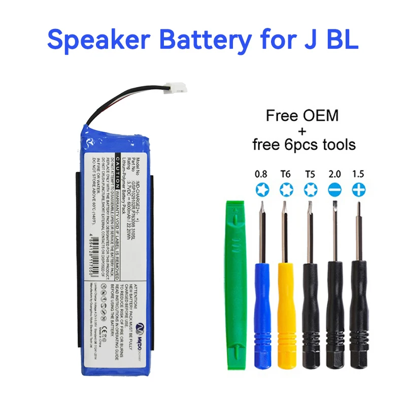 WH Audio Speaker Battery for j bl CHARGE 3 2016 Original Speaker Battery for J BL Speaker Battery Replacement for CHARGE 3 2016