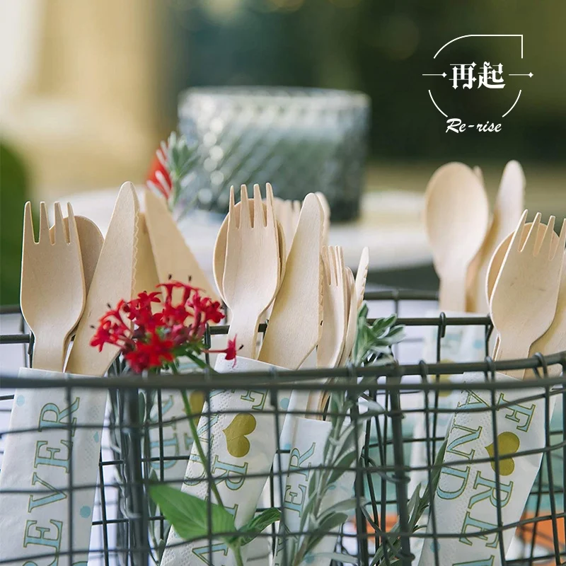 China Dalian Direct Factory Eco-friendly Biodegradable Disposable Birch Wood Knife, Knives