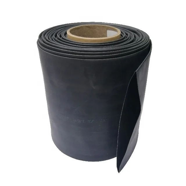 160-390mm Lay-flat Width  Composite Polymer Heat Shrink Wrap Tube Matte Black Color  for Battery pack