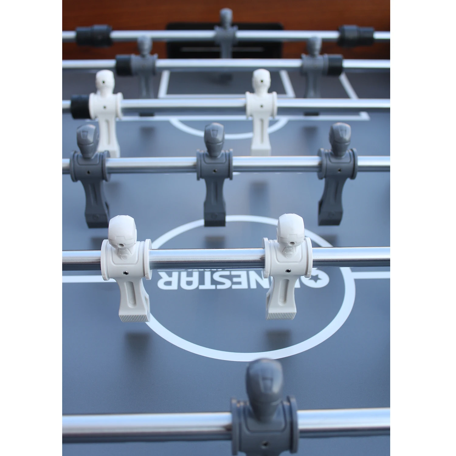 NINESTAR Top Grade HPL Anti-scratch Wear Resistant Foosball Table Solid and Durable Metal Leg