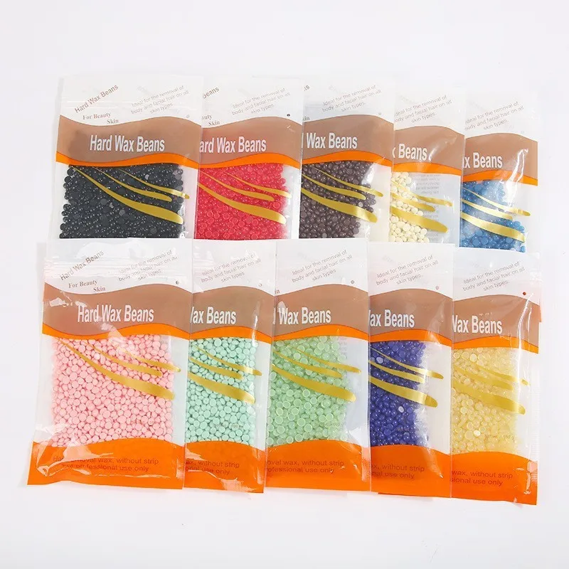 Wholesale Beauty Salon Depilatory hard wax beans for hair removal paraffin wax 100g