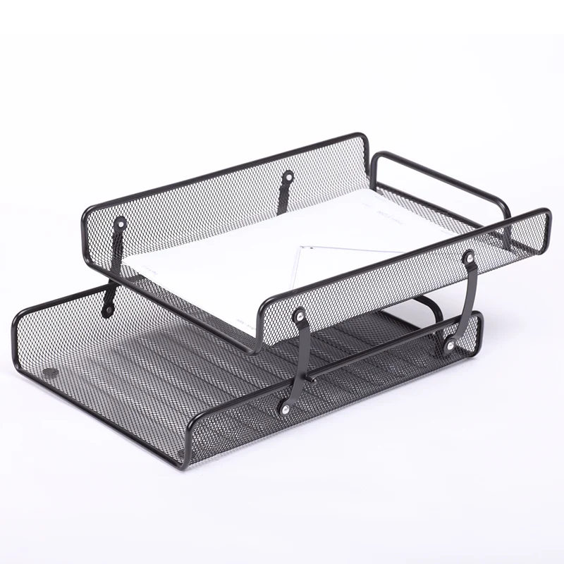 
Wholesale desktop 5 piece office school supplies metal stationery set with painted design 