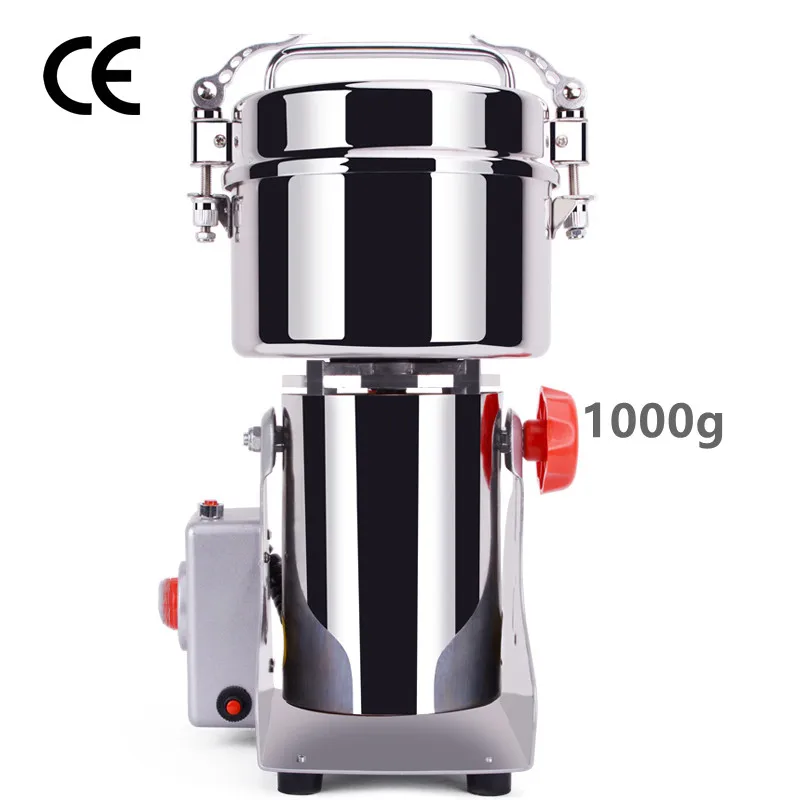Factory Mini household 200g Electric Stainless Steel Nuts Spices  Chopper Cereals Dry Food Grinder Mill Machine Price