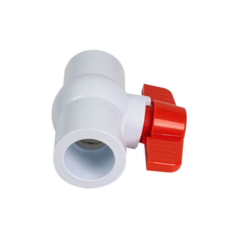 Proway Best Quality Plastic Simple Ball Valve Pvc Manual Plastic General Ball Valves