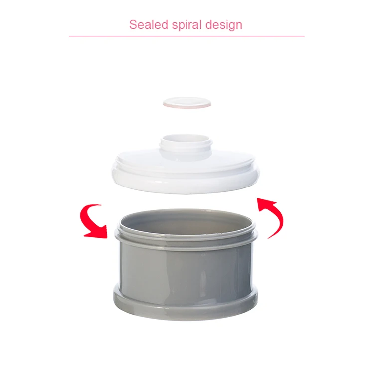 Cartoon Pig Design Baby Infant Feeding Food Milk Powder Formula Dispenser Distributor Travel Newborn Container Storage Box