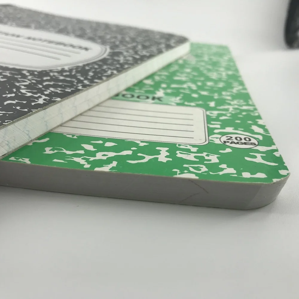 19*24.7cm Hard cover 200pages bulk school and office Cahier  composition book