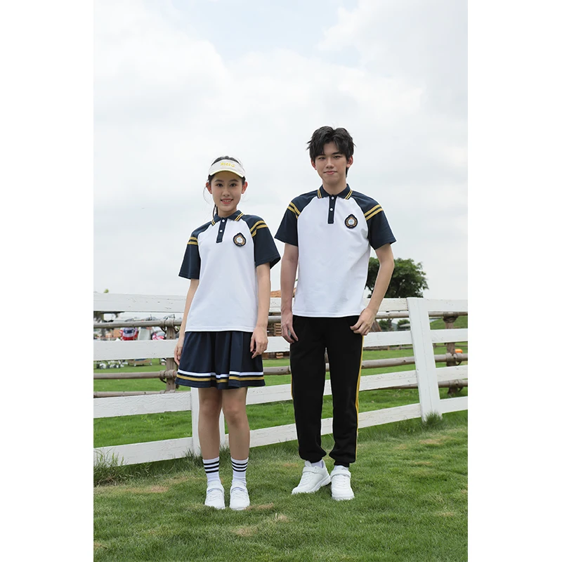 China Manufacture  School Uniform Wholesale  Sellers Custom Design School Jersey Uniforms For Kids