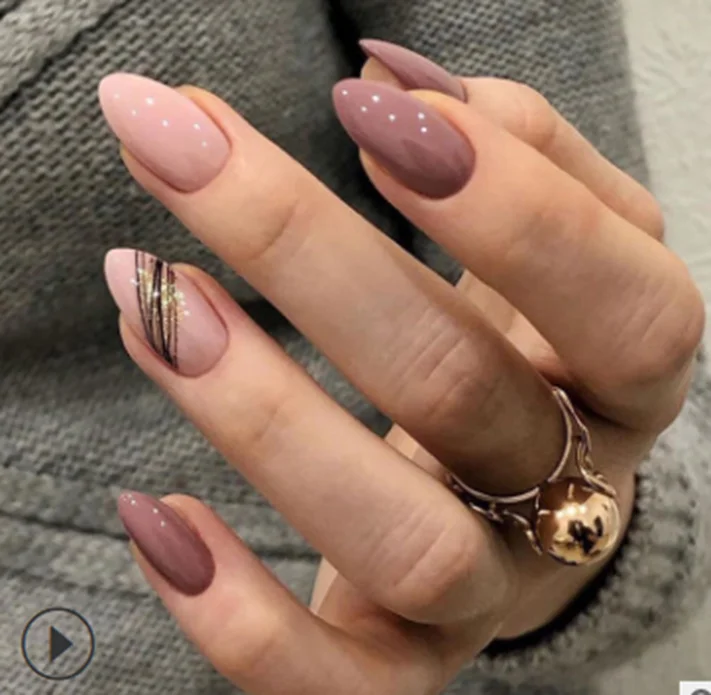 JP867 valentine press on nails 2023 Acrylic Stick False Nails Short Cute Square Full Cover Gel Nails Vendor