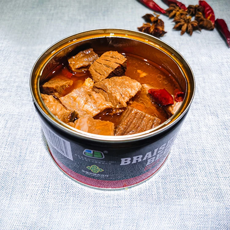 
Factory Supply Attractive Price Tin Meat Canned Braised Beef Fat Beef stew 