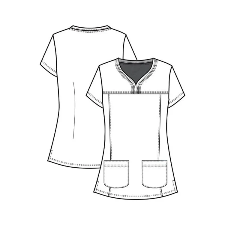 Cotton Polyester STRETCH Design Hospital Uniformes Nursing Uniforms Medical Scrubs Cvc Fabric Medical Scrubs Suits