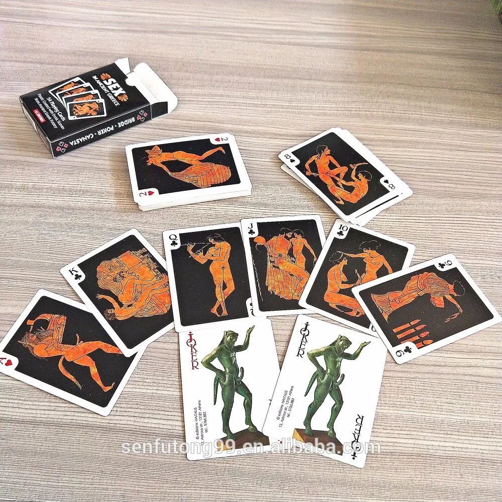 SFT Customizable Color Printing Adult Paper Couple Sex Game Card