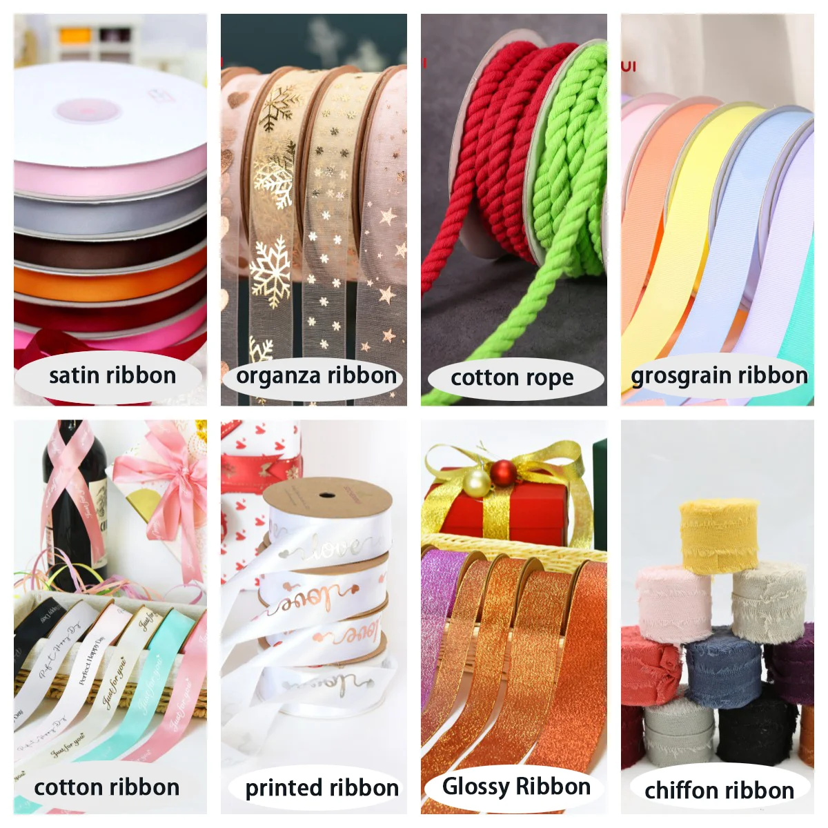 9mm 16 Mm 25mm 4 Inch Twill Chevron Grosgrain Silk Wholesale Brown Yellow Velvet Organza Fringe Ribbon