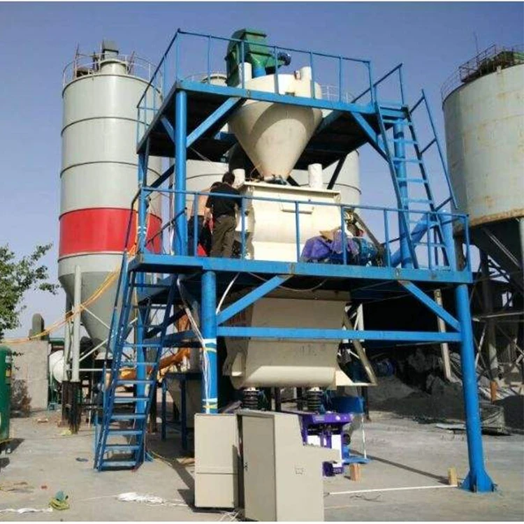 
TZS15 High efficiency automatic dry mix mortar manufacturing plant sales by China 