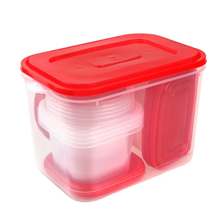 
21pk disposable kitchen box storage for food microwavable containers plastic 