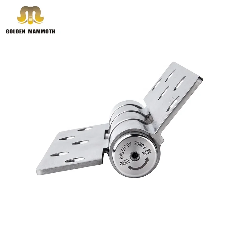 Hydraulic Automatic Soft Closing E-type Stainless Steel Door Hinges with Damping Buffer Function