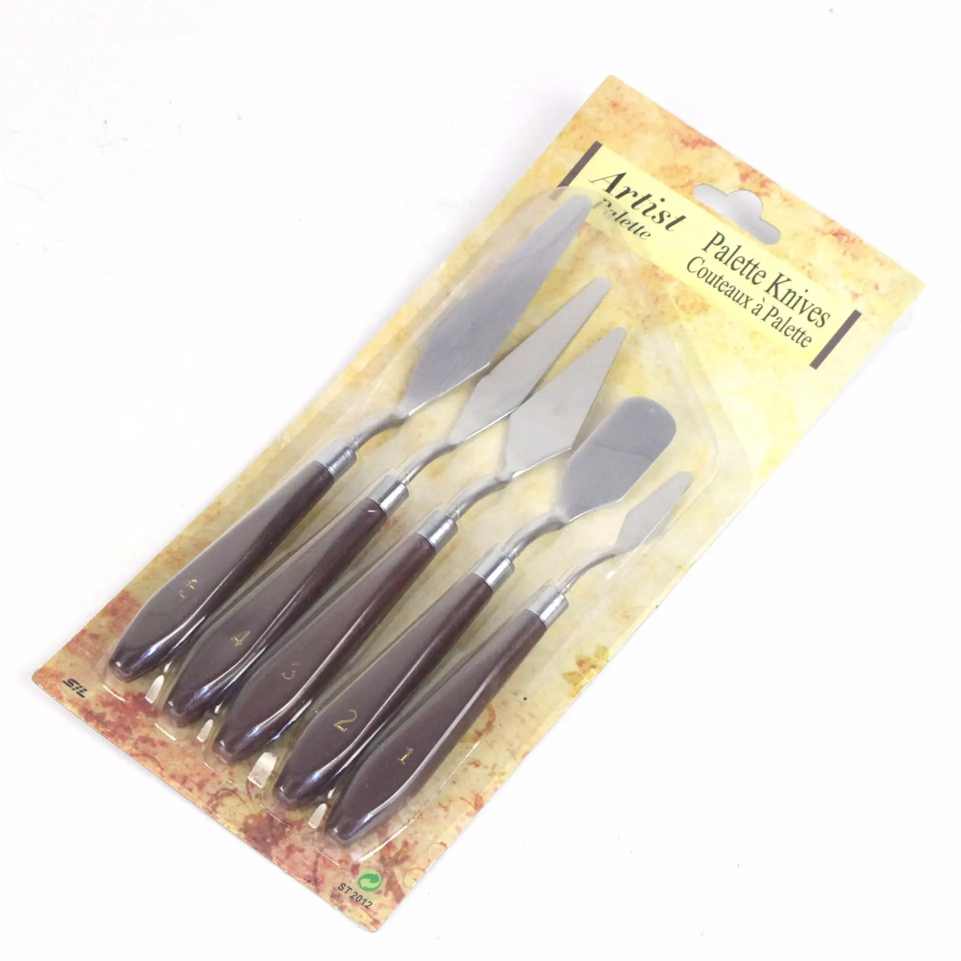  5pcs Mixed Stainless Steel Palette Scraper Set Spatula Knives For Artist Oil Painting Tools Knife