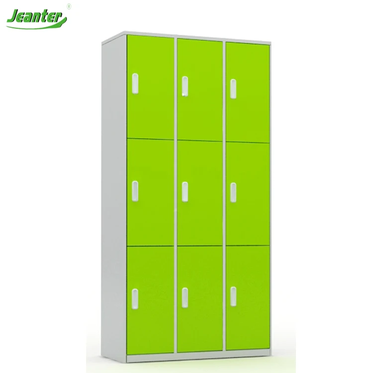 Public Places locker rooms narrow made of metal locker cabinet key lock