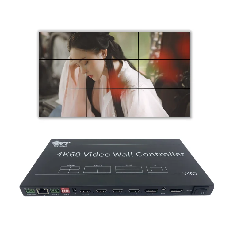 Горячая Распродажа 5 входов 9 выходов 2x3 2x4 4K Hdmi 1x2 Rs232 3x3 контроллер