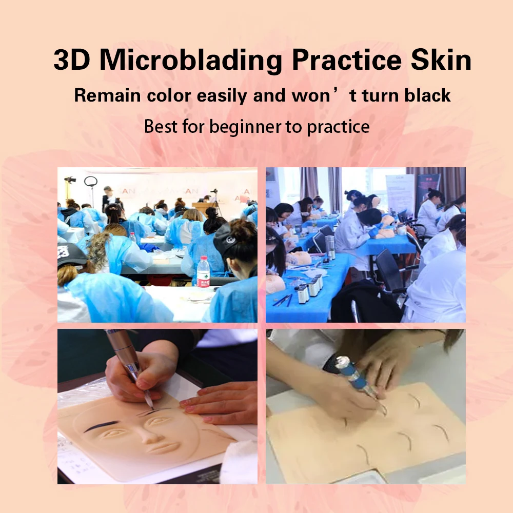 Оптовая продажа на заказ 3D Перманентный макияж силиконовый тренировочный микроблейдинг латекс искусственная кожа пму тату тренировка кожа