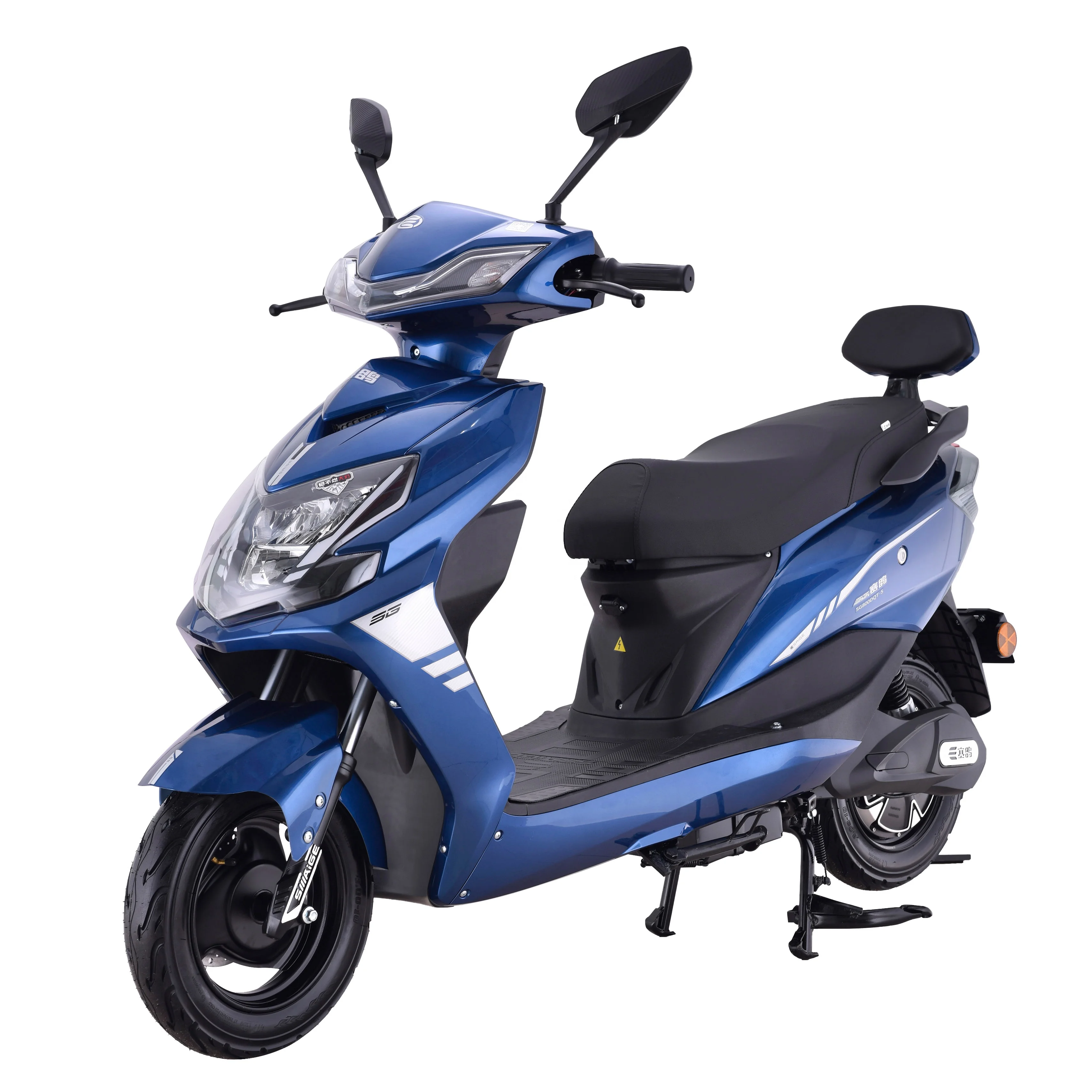 Trade assurance wholesale EEC 72v 2000w wuxi electric motorcycle for adults fast 20ah long range Moped adult Electric chopper