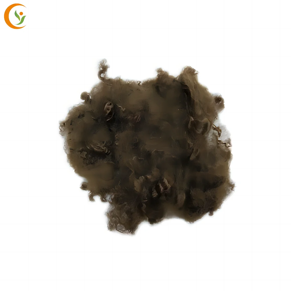 100% Polyester brown Recycled 4D*51MM low melt Polyester staple fiber Polyester Fiber Manufacturers and Suppliers