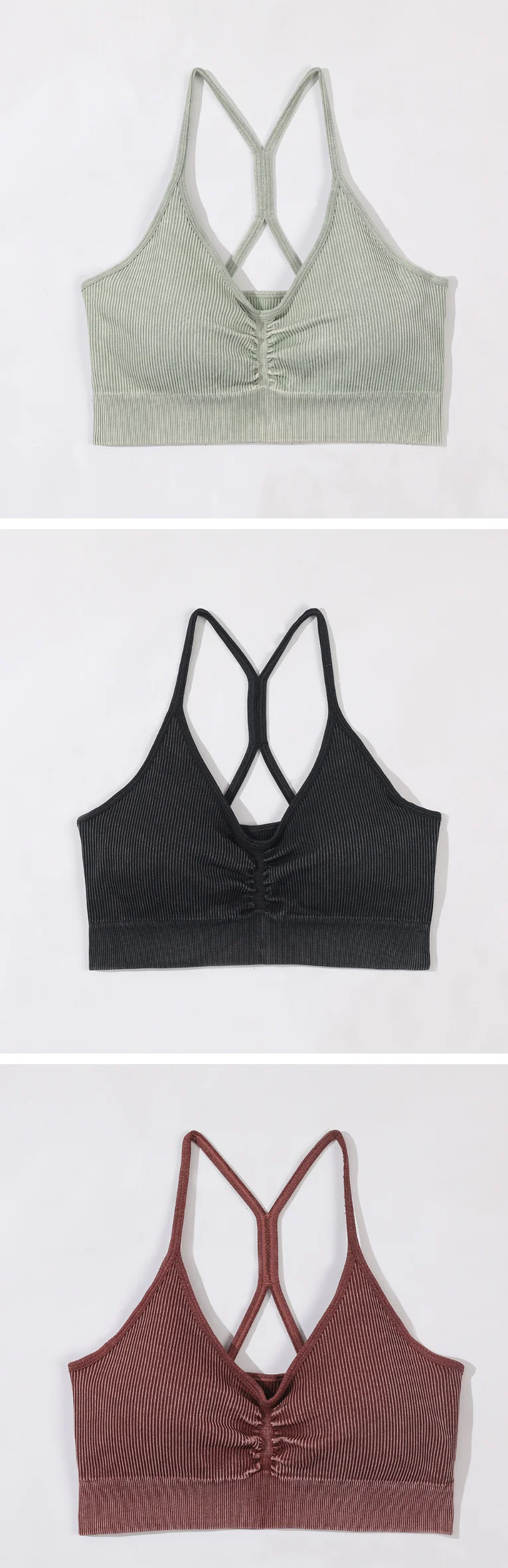 2022 Hot Selling Ribbed Seamless Long Sleeve Yoga Top Leggings Set Workout Running Sport Wear 6Pcs Set