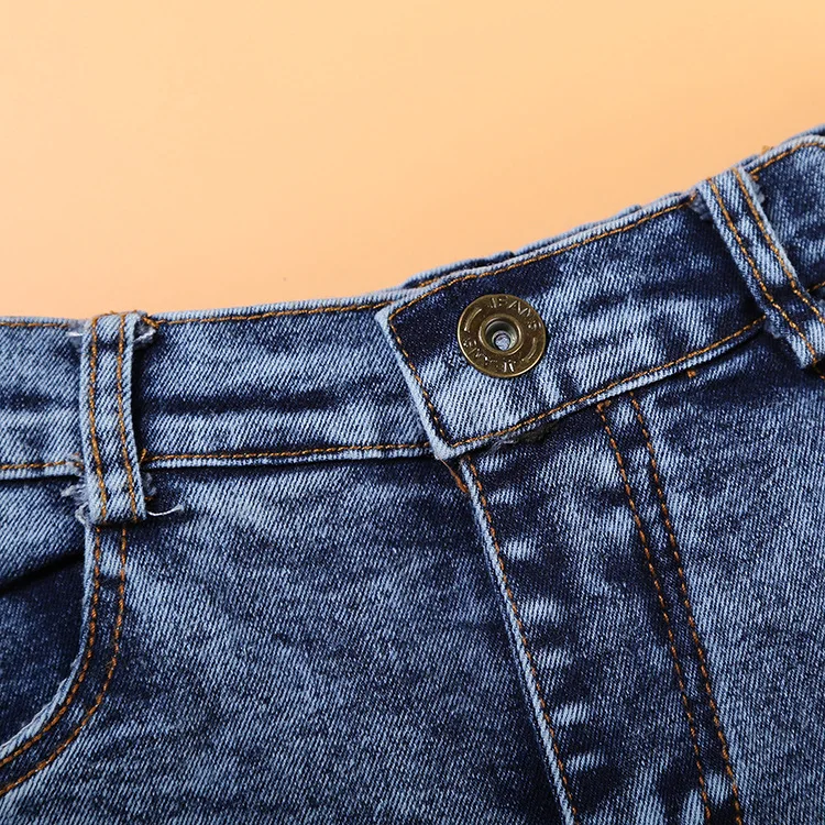 Boys Clothes Summer Children Clothing Costumes For Kids Set Toddler T Shirt + Jeans Sport Suits Wear 2 - 7 Year Y10694