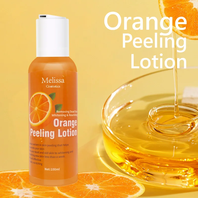 OEM Private Label Body Whitening Lotion Yellow Oil peeling gel exfoliate
