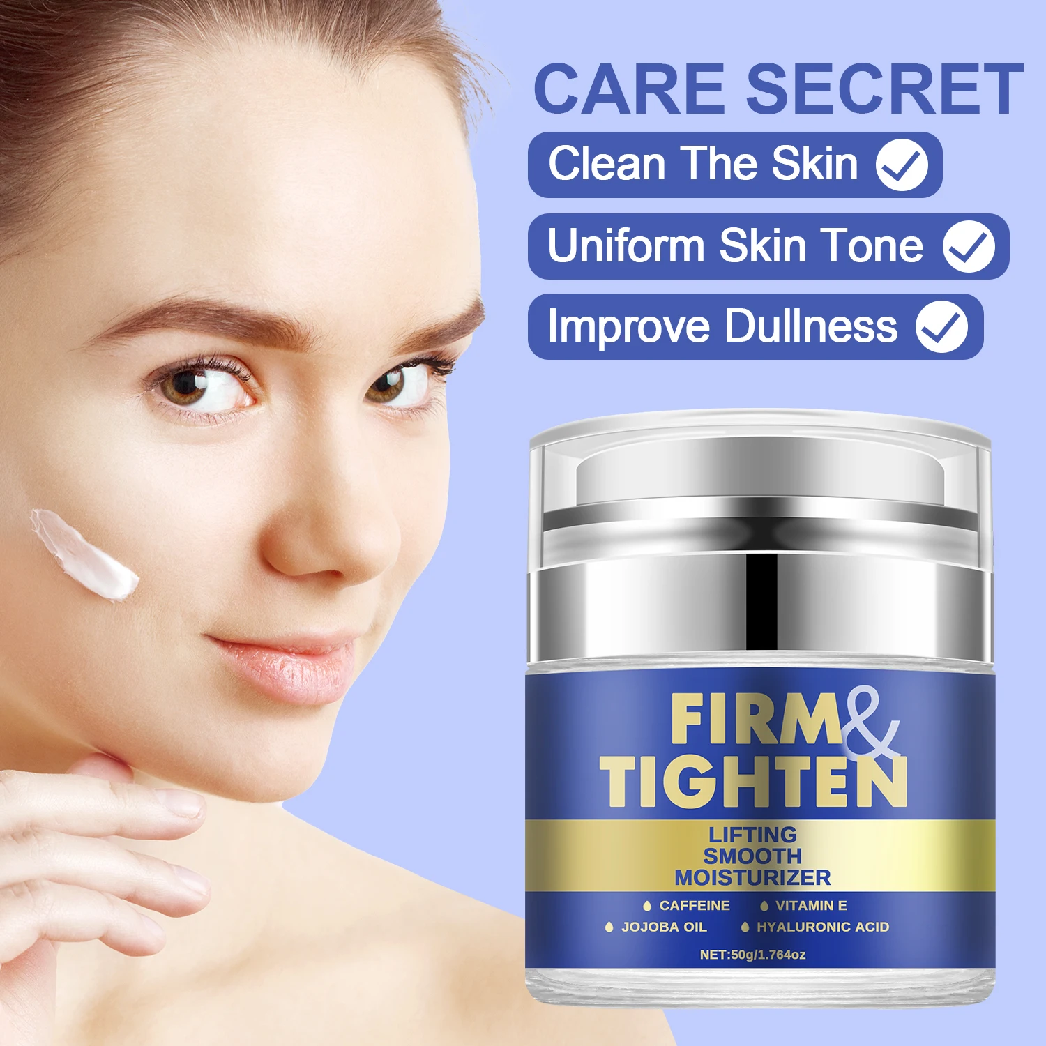 Beauty Products Skin Glowing Face Care Vitamins Hyaluronic Acid Elastic Firming Non-greasy Firming & Tightening Facial Cream
