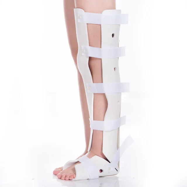 Medical polymer knee lower limb leg brace fracture splint external fixation support brace
