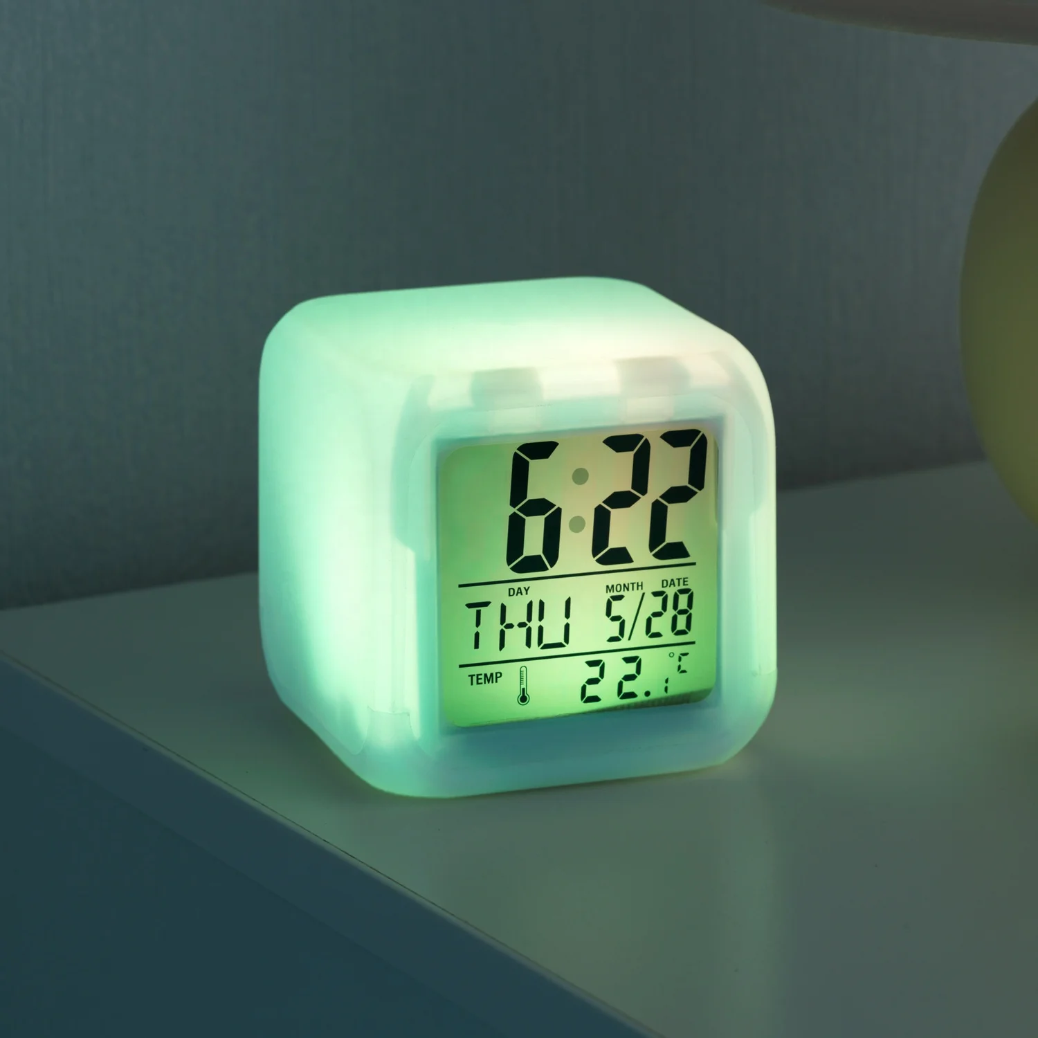Colorful Alarm Clock Bedroom Headboard