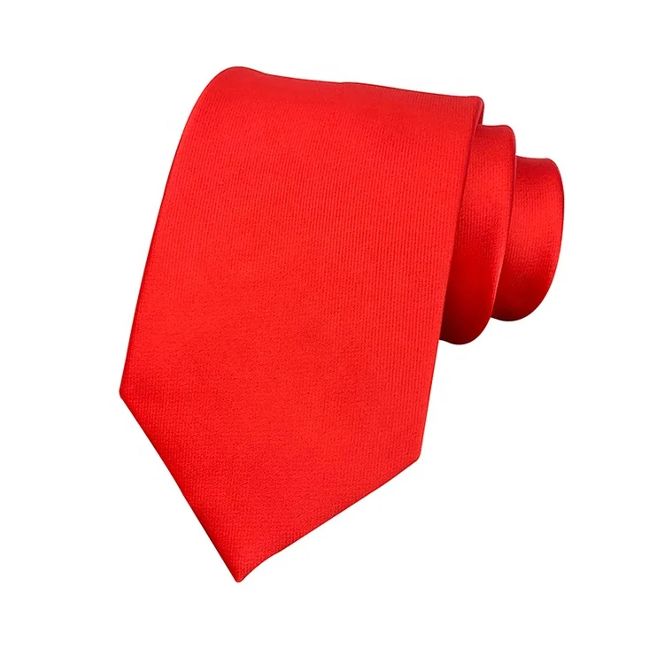 High quality most popular bulk of all black plain ties solid color satin