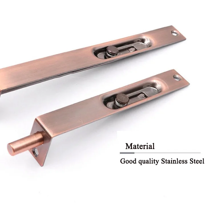 High Quality Flush Bolt Lock Stainless Steel Barrel With
