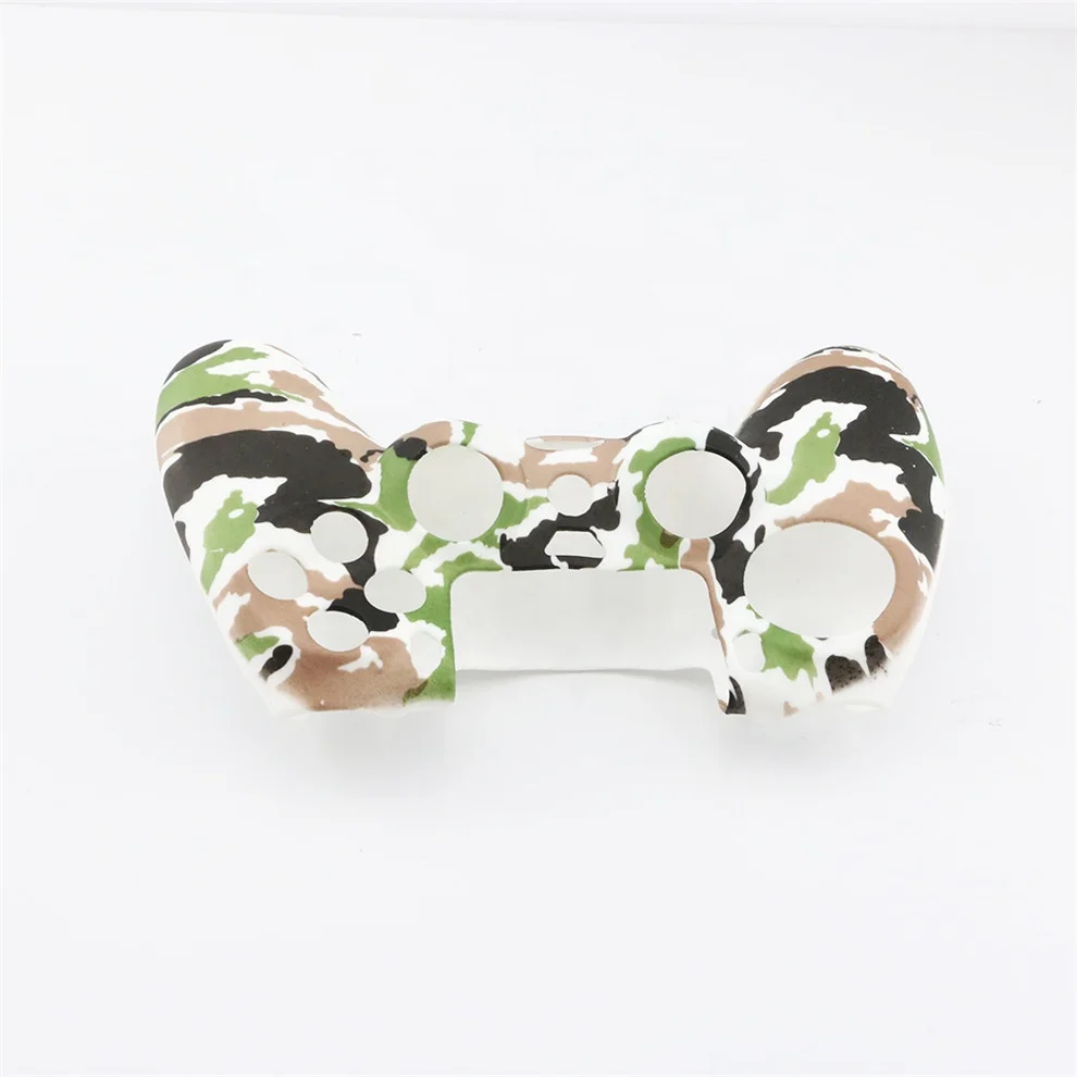 Аксессуары для игр, камуфляжный силиконовый чехол, силиконовый чехол для контроллера PS5