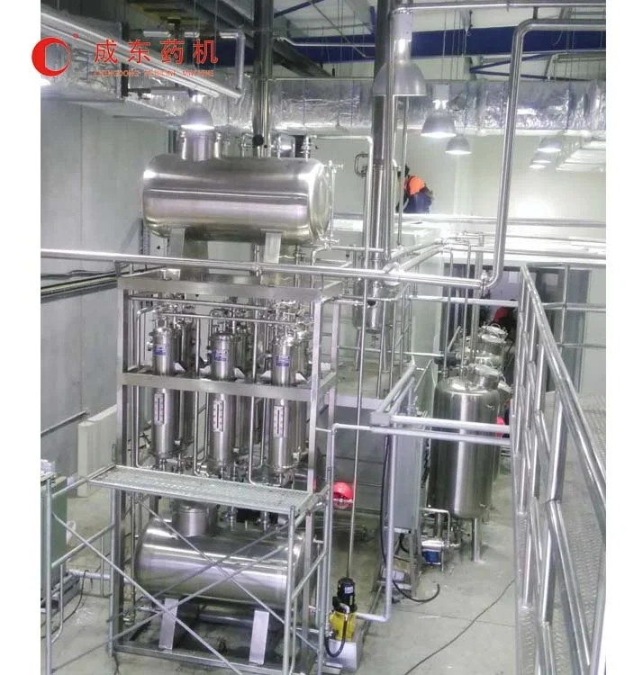 Автоматический блок поглощения макропористой смолы для растительного активного разделения