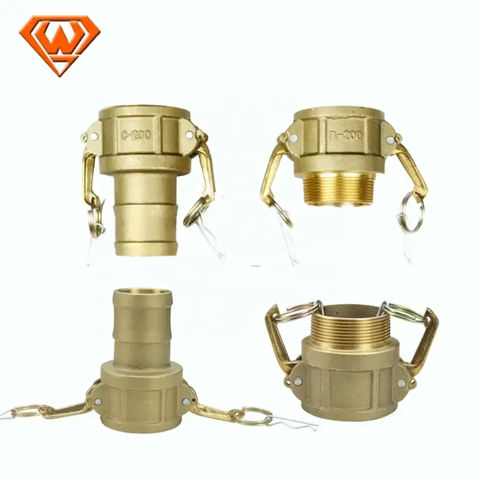 Fire Hose Sprinkling Irrigation Fitting Camlock Fittings Brass Copper Quick Coupling Connector