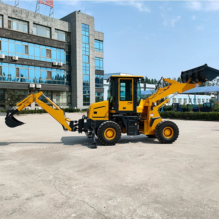 China Cheap 4x4 Wheel Drive Tractor Backhoe Excavator Loader 3cx 4cx Jcb Backhoes Loader With Digger