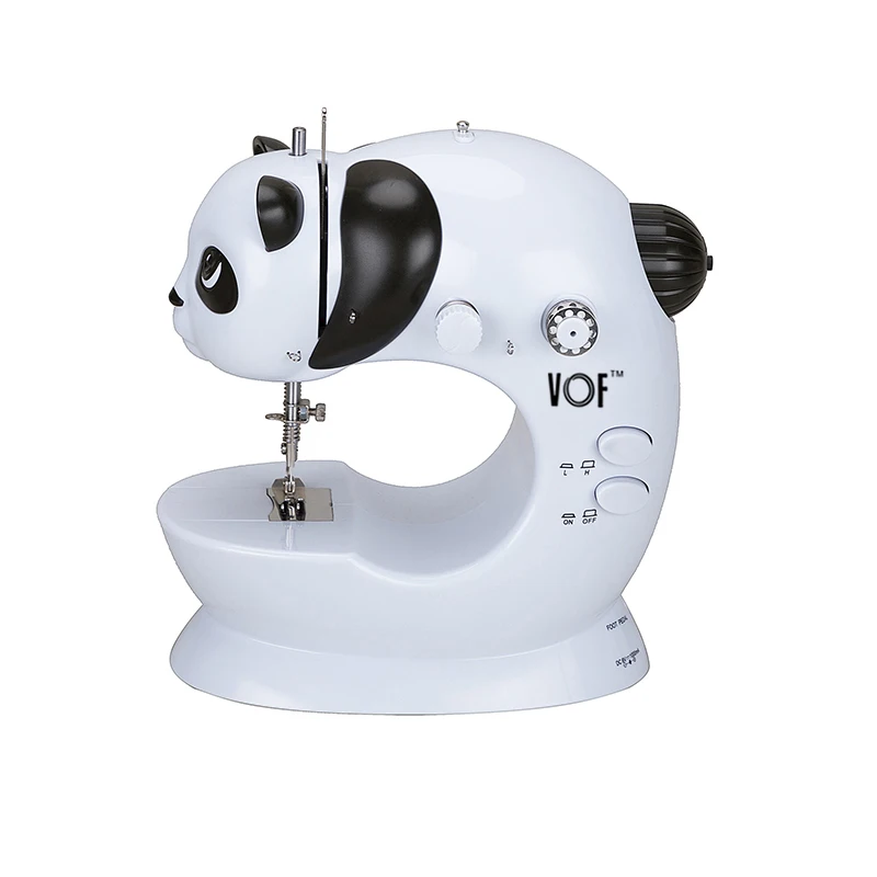FHSM-228 Small Size Mini Double Stitch Overlock Sewing Machine with Presser Feet for Kids