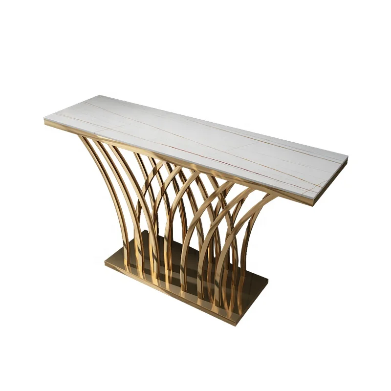 Stainless Steel Furniture New Design  Living Room Hotel Hall  Console Table End Table