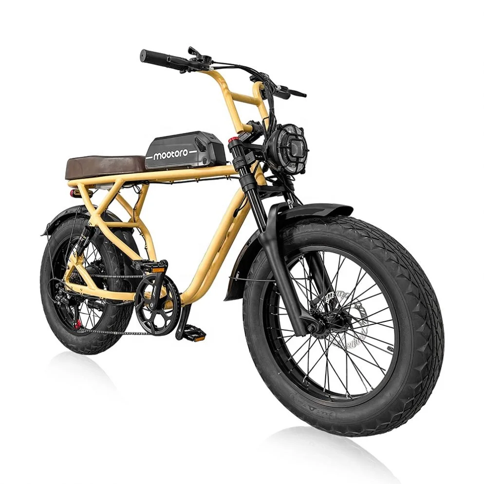 2023 новый моторизованный велосипед Fat Tire E мотоцикл винтажный Электрический горный